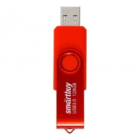 Флешка 128Gb SmartBuy UFD 3.0 Twist Red SB128GB3TWR - фото 1