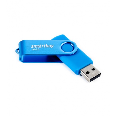 Флешка 16Gb SmartBuy UFD 2.0 Twist Blue SB016GB2TWB - фото 2