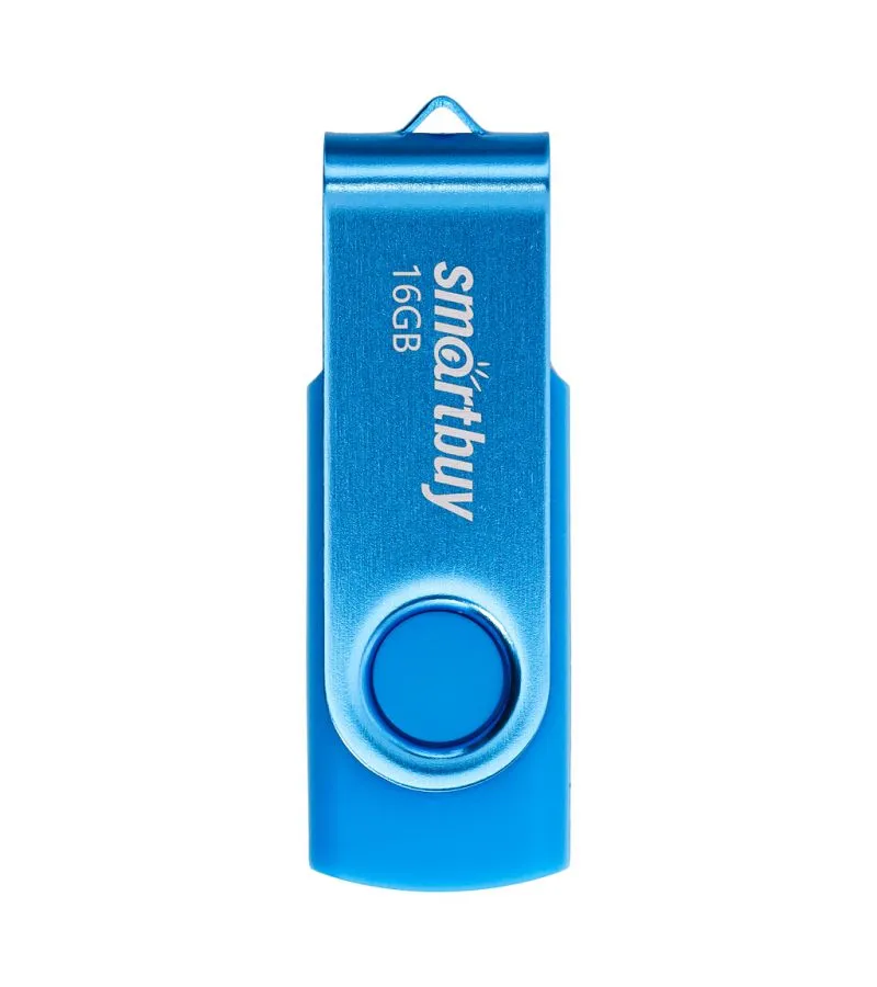 Флешка 16Gb SmartBuy UFD 2.0 Twist Blue SB016GB2TWB - фото 1