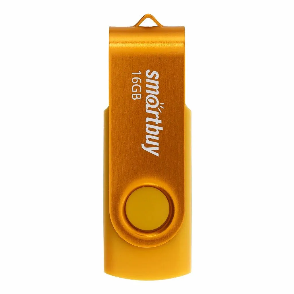 Флешка 16Gb SmartBuy UFD 2.0 Twist Yellow SB016GB2TWY - фото 1