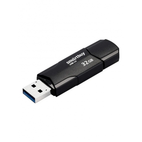 Флешка 32Gb SmartBuy Clue USB 3.1 Black SB32GBCLU-K3 - фото 1