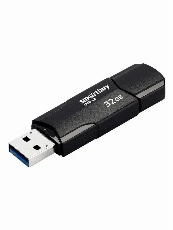 Флешка 32Gb SmartBuy Clue USB 3.1 Black SB32GBCLU-K3