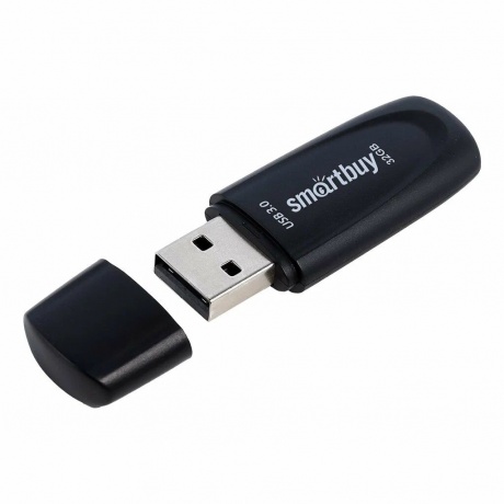 Флешка 32Gb SmartBuy Scout USB 3.1 Black SB032GB3SCK - фото 1