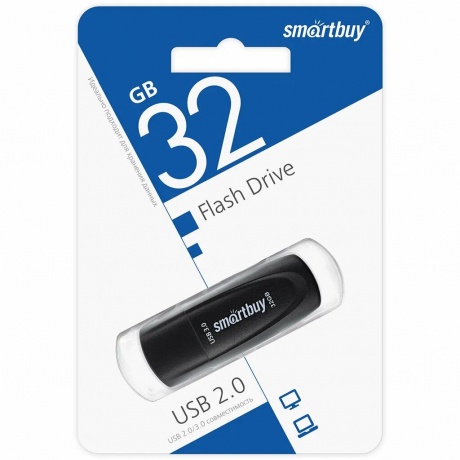 Флешка 32Gb SmartBuy Scout USB 3.1 Black SB032GB3SCK - фото 3