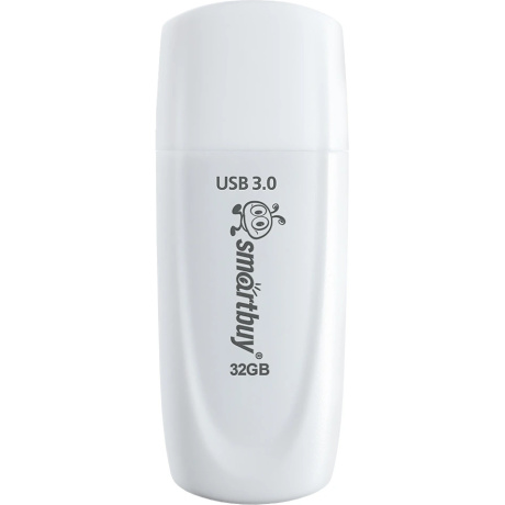 Флешка 32Gb SmartBuy Scout USB 3.1 White SB032GB3SCW - фото 1