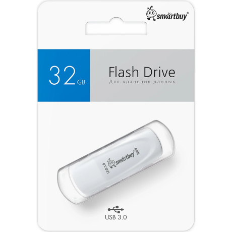 Флешка 32Gb SmartBuy Scout USB 3.1 White SB032GB3SCW - фото 5