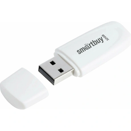 Флешка 32Gb SmartBuy Scout White SB032GB2SCW