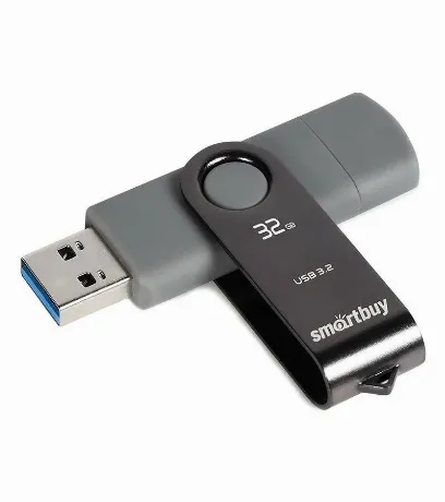 Флешка 32Gb SmartBuy Twist Dual SB032GB3DUOTWK