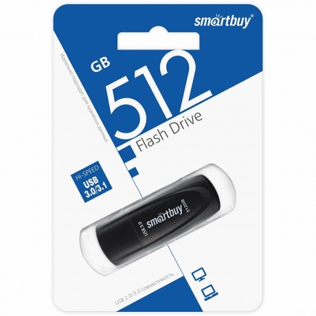 Флешка 512Gb SmartBuy Scout USB 3.1 Black SB512GB3SCK - фото 4