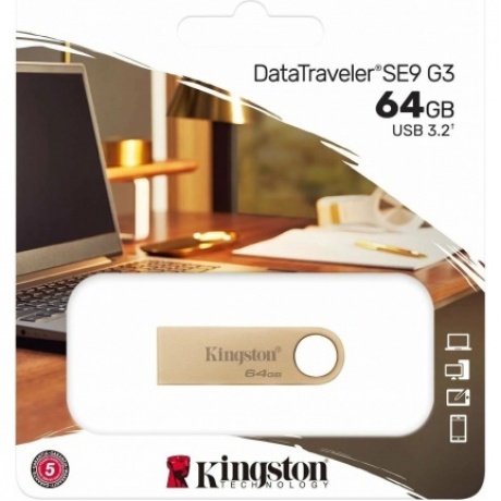 Флешка 64Gb Kingston DataTraveler SE9 G3 DTSE9G3/64GB - фото 3