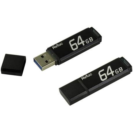 Флешка 64Gb Netac U351 USB 2.0 NT03U351N-064G-20BK - фото 3