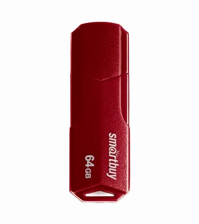 Флешка 64Gb SmartBuy Clue USB Bordo SB64GBCLU-BG