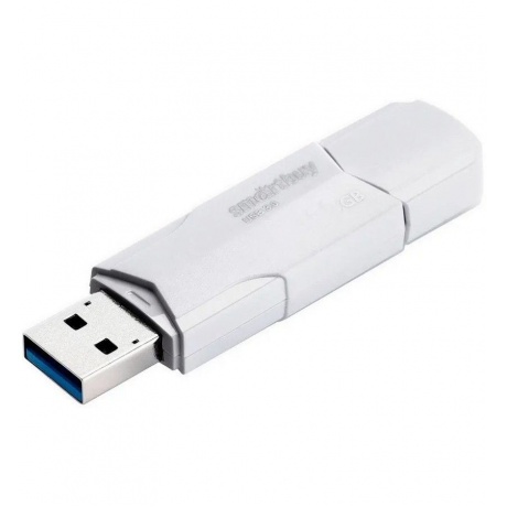 Флешка 64Gb SmartBuy Clue USB White SB64GBCLU-W - фото 2