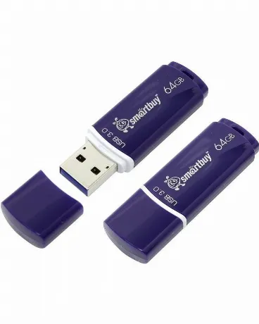 Флешка 64Gb SmartBuy Crown SB64GBCRW-Bl