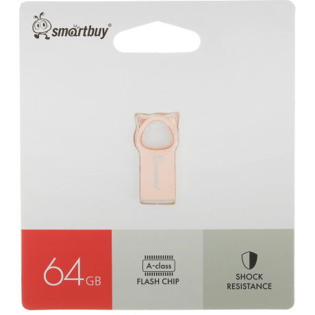Флешка 64Gb SmartBuy MC5 Kitty USB Pink SB064GBMC5 - фото 3