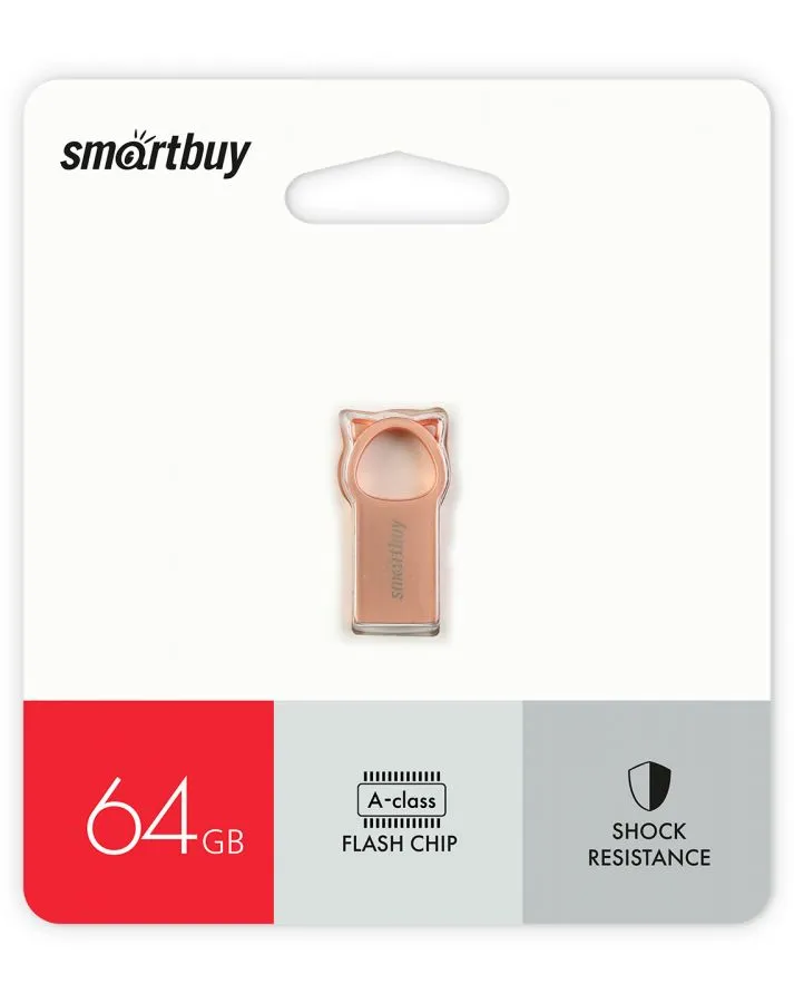 Флешка 64Gb SmartBuy MC5 Kitty USB Pink SB064GBMC5 - фото 3