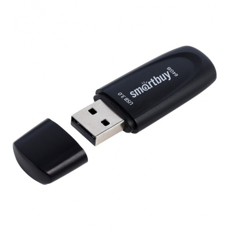 Флешка 64Gb SmartBuy Scout USB 3.1 Black SB064GB3SCK - фото 1