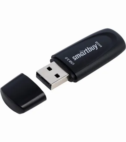 Флешка 64Gb SmartBuy Scout USB 3.1 Black SB064GB3SCK