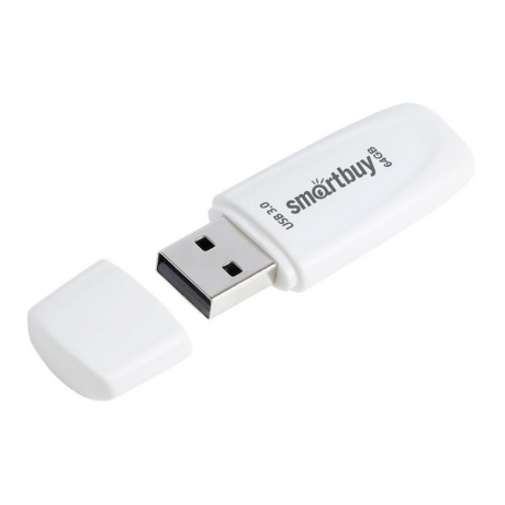 Флешка 64Gb SmartBuy Scout USB 3.1 White SB064GB3SCW - фото 1