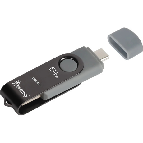 Флешка 64Gb SmartBuy Twist Dual SB064GB3DUOTWK - фото 4