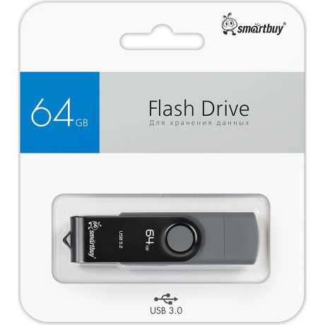 Флешка 64Gb SmartBuy Twist Dual SB064GB3DUOTWK - фото 6