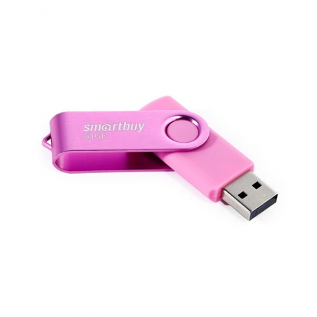 Флешка 64Gb SmartBuy UFD 2.0 Twist Pink SB064GB2TWP - фото 2
