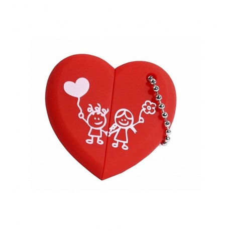 Флешка 64Gb SmartBuy Wild Series USB Heart SB64GBHeart - фото 2