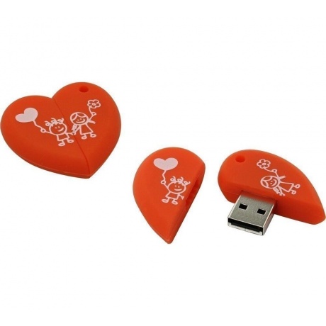 Флешка 64Gb SmartBuy Wild Series USB Heart SB64GBHeart - фото 3