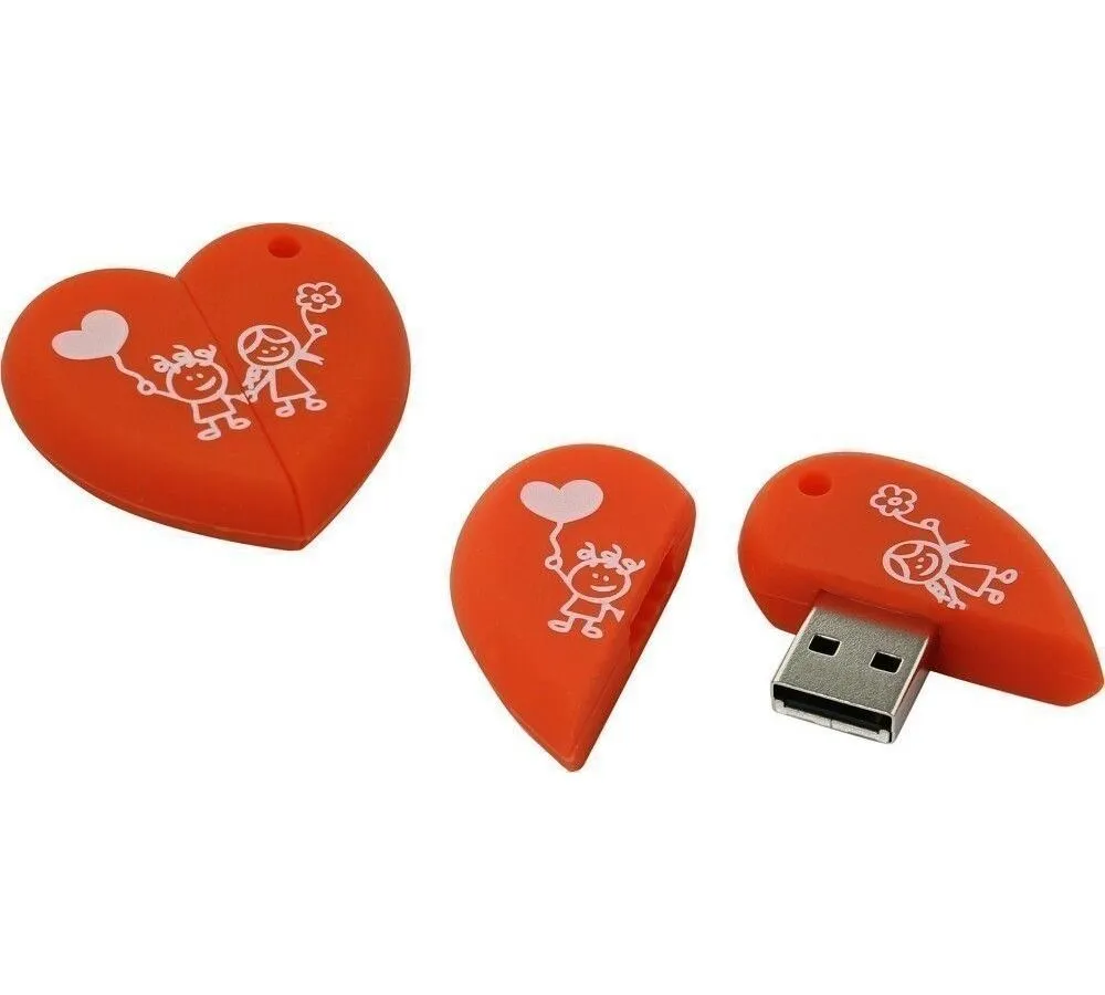 Флешка 64Gb SmartBuy Wild Series USB Heart SB64GBHeart - фото 3