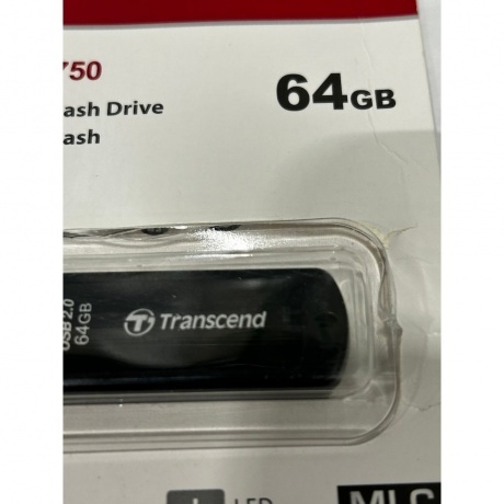 Флешка Transcend JetFlash 750 64GB черный отличное состояние - фото 5