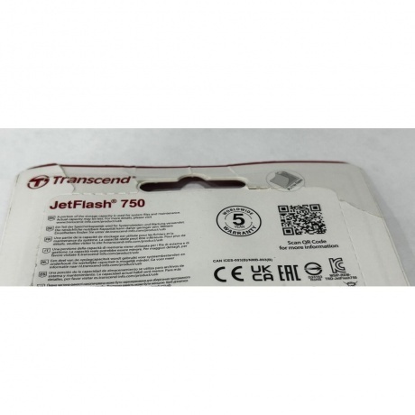 Флешка Transcend JetFlash 750 64GB черный отличное состояние - фото 8