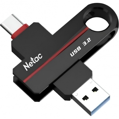 Флешка Netac US18 NT03US18C-256G-32BK 256GB black - фото 2