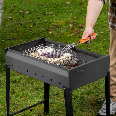 Решетка гриль PALISAD 69559, 305х235х55мм объемная хромир. Camping - фото 5