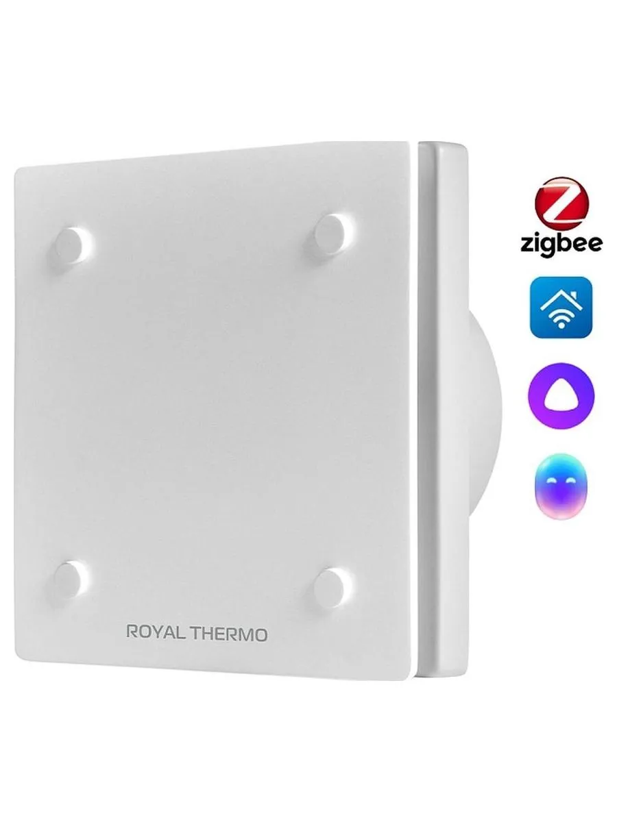 Вентилятор вытяжной Royal Thermo RAFC 120 White - фото 1