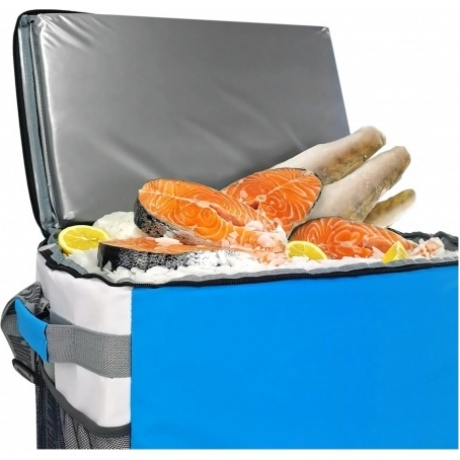 Термосумка (сумка-холодильник) Biostal Дискавери (40 л.), синяя - фото 8