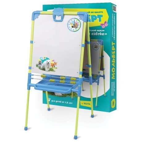 

Мольберт "Растущий" "Пушистая азбука"со счетами, макс.выс. 107,5 см М2/ПА
