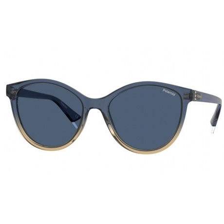 Солнцезащитные очки женские PLD 4133/S/X BLUE BEIG PLD-205335YRQ55C3 - фото 2