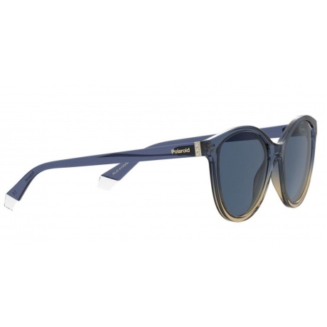 Солнцезащитные очки женские PLD 4133/S/X BLUE BEIG PLD-205335YRQ55C3 - фото 11