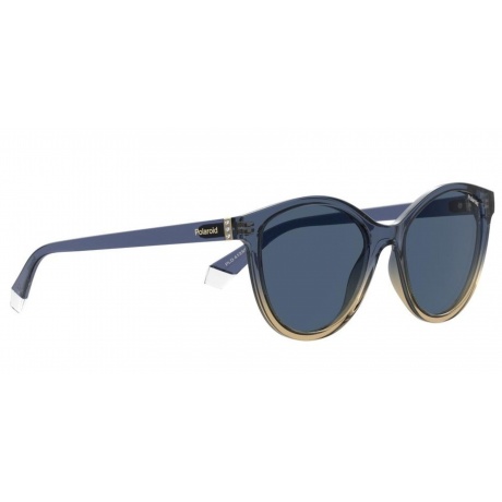 Солнцезащитные очки женские PLD 4133/S/X BLUE BEIG PLD-205335YRQ55C3 - фото 12
