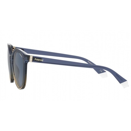 Солнцезащитные очки женские PLD 4133/S/X BLUE BEIG PLD-205335YRQ55C3 - фото 4