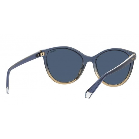 Солнцезащитные очки женские PLD 4133/S/X BLUE BEIG PLD-205335YRQ55C3 - фото 8