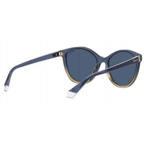 Солнцезащитные очки женские PLD 4133/S/X BLUE BEIG PLD-205335YRQ55C3 - фото 9