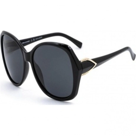 Солнцезащитные очки женские Calando PL596 C1 Shining Black/Smoke...