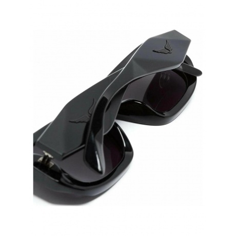 Солнцезащитные очки женские Zadig&amp;Voltaire SZV368 Shiny Black (2SZV368520700) - фото 3