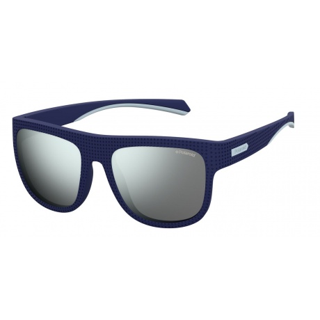 Солнцезащитные очки мужские Polaroid 7023/S BLUE (201380PJP56EX) уцененный (Гарантия 14 дней) - фото 1