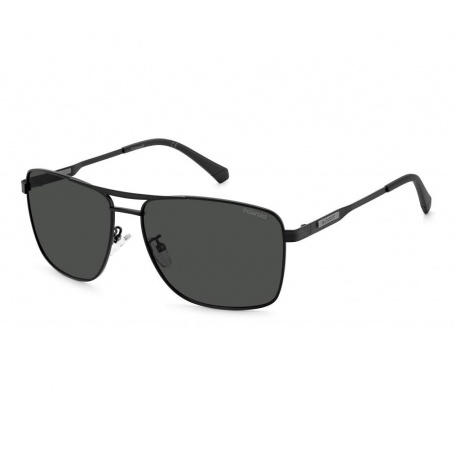 Солнцезащитные очки мужские PLD 2136/G/S/X MTT BLACK PLD-20534700361M9 - фото 1
