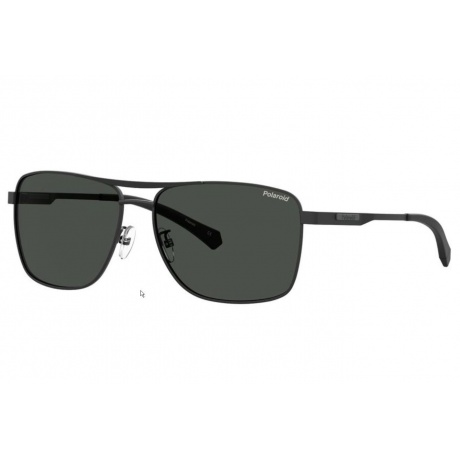 Солнцезащитные очки мужские PLD 2136/G/S/X MTT BLACK PLD-20534700361M9 - фото 3
