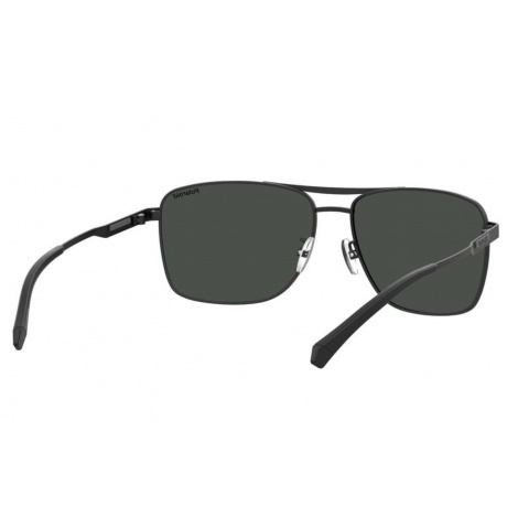 Солнцезащитные очки мужские PLD 2136/G/S/X MTT BLACK PLD-20534700361M9 - фото 8