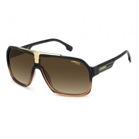 Солнцезащитные очки мужские CARRERA 1014/S BLACKBRWN CAR-201447R6065HA - фото 1