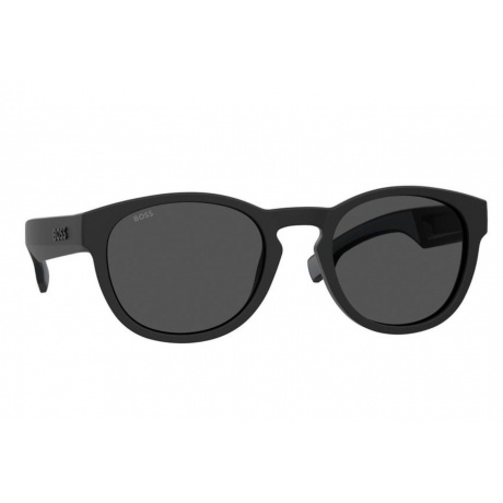 Солнцезащитные очки мужские BOSS 1452/S MTBK GREY HUB-205492O6W54IR - фото 12